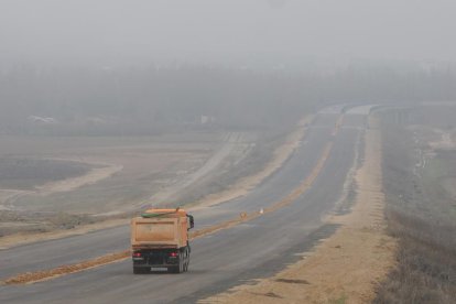 Estado de las obras de la A-11 en ejecución en la provincia de Valladolid.