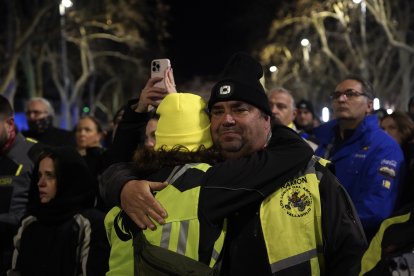 Homenaje a los motoristas fallecidos tras el Desfile de Antorchas