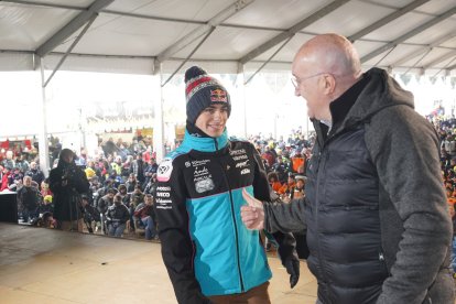 El alcalde de Valladolid, Jesús Julio Carnero, junto a David Alonso