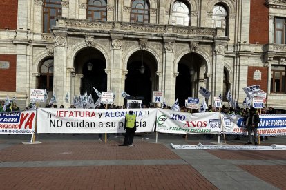 Concentración Policía Municipal de Valladolid