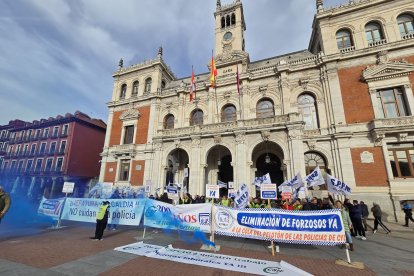 Concentración Policía local de Valladolid