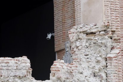 Desplome del ábside de Muriel de Zapardiel (Valladolid)