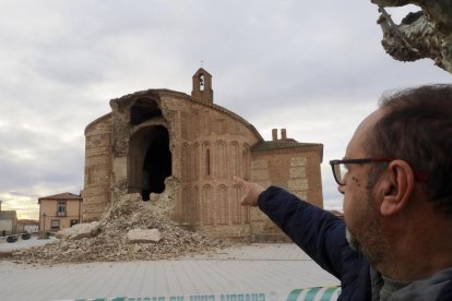 Desplome del ábside de Muriel de Zapardiel (Valladolid)