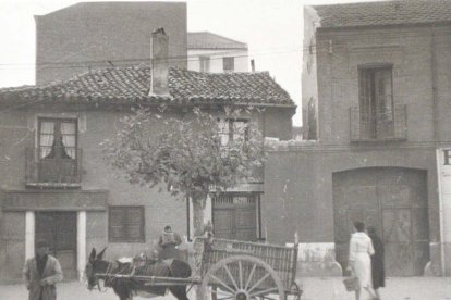 La calle Tudela en otra época.