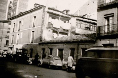 La calle Tudela en otra época.