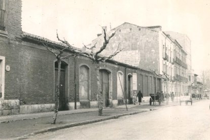 La calle Tudela en otra época.