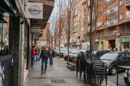 La calle Tudela en la actualidad.