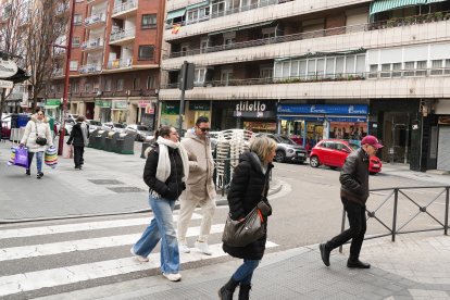 La calle Tudela en la actualidad.