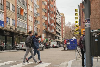 La calle Tudela en la actualidad.
