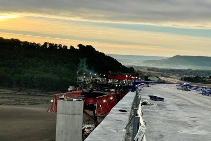 Avance de la construcción en la A-11 entre Quintanilla de Arriba y Olivares de Duero