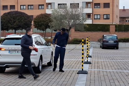 Noah Ohio a su llegada a Valladolid