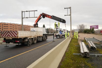 Obras de humanización de la VA-20.