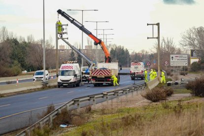 Obras de humanización de la VA-20.