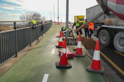 Obras de humanización de la VA-20.