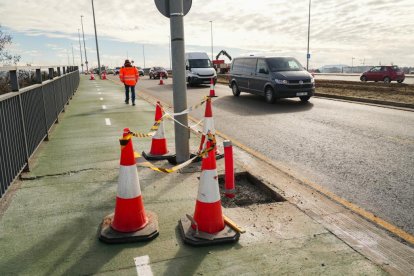 Obras de humanización de la VA-20.