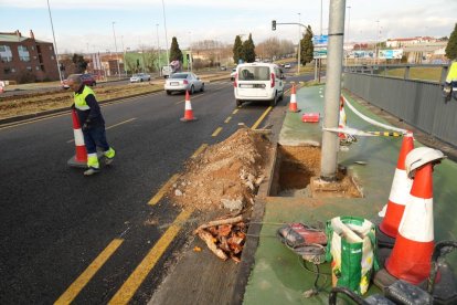 Obras de humanización de la VA-20.