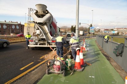 Obras de humanización de la VA-20.
