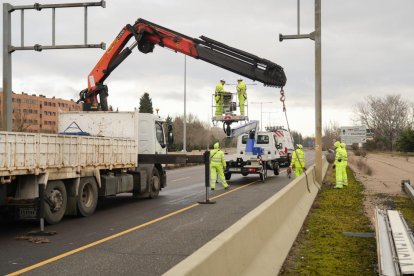 Obras de humanización de la VA-20.