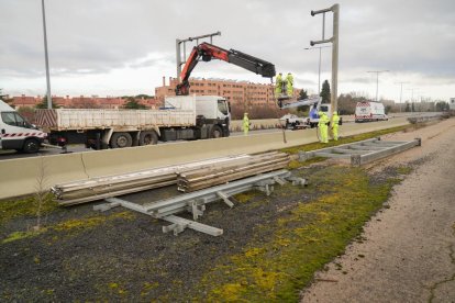 Obras de humanización de la VA-20.