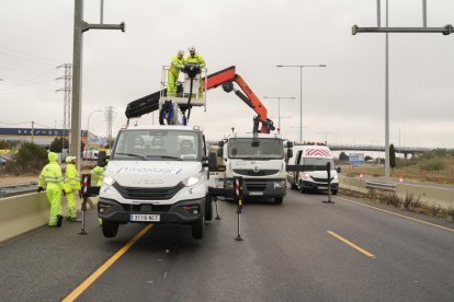 Obras de humanización de la VA-20.