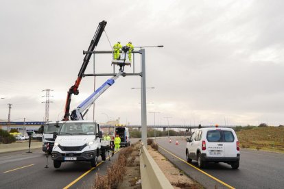 Obras de humanización de la VA-20.