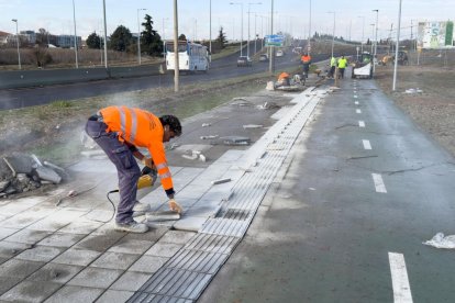 Obras de humanización de la VA-20.