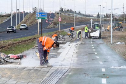 Obras de humanización de la VA-20.