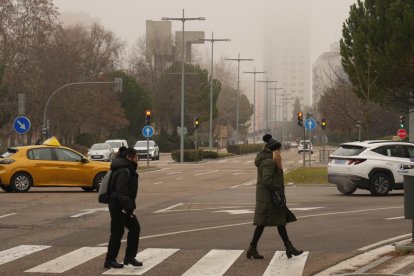 Niebla en Valladolid.