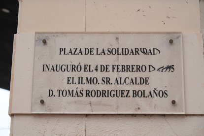La plaza de la Solidaridad en la actualidad