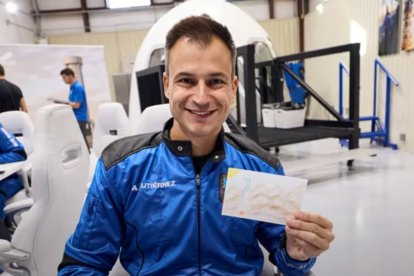 Viaje de Alberto Gutiérrez al espacio