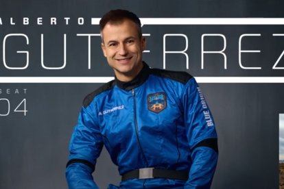Viaje de Alberto Gutiérrez al espacio
