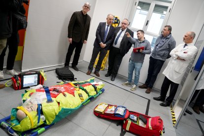 Una imagen de esta mañana de la inauguración del CSCA