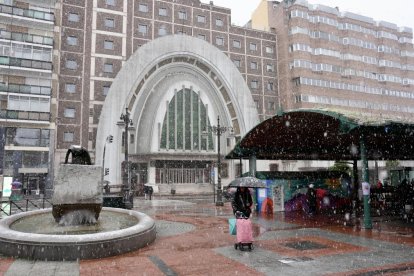 La borrasca Kristin cubre Valladolid capital de nieve
