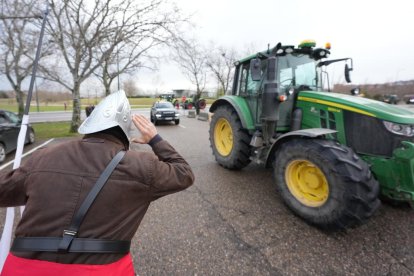 Los tractores toman las calles de Valladolid, en protesta por Mercosur.