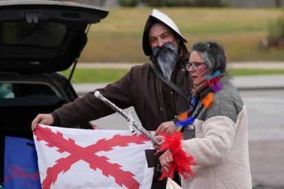 Los tractores toman las calles de Valladolid, en protesta por Mercosur.