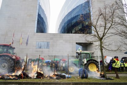 Nueva tractorada en Valladolid en contra de Mercosur