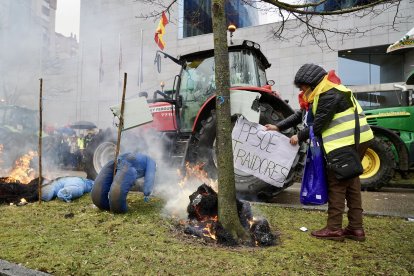 Nueva tractorada en Valladolid en contra de Mercosur