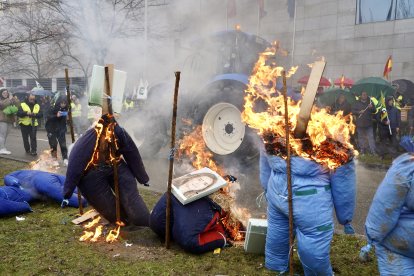 Nueva tractorada en Valladolid en contra de Mercosur