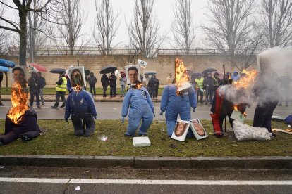 Nueva tractorada en Valladolid en contra de Mercosur