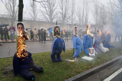 Nueva tractorada en Valladolid en contra de Mercosur
