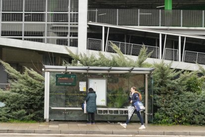 Parada de Auvasa en el Camino Viejo de Simancas