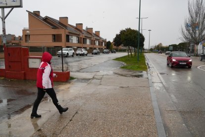 Camino Viejo de Simancas en la actualidad, a la altura de El Peral