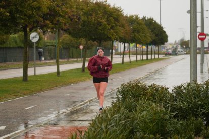 Camino Viejo de Simancas en la actualidad, a la altura de El Peral