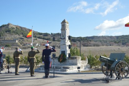 Ceremonia Militar Anual de las unidades de la Brigada Logística en la base militar “El Empecinado”, Santovenia de Pisuerga (Valladolid)