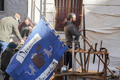 Recreación de un campamento de los Tercios de Flandes en San Pablo.