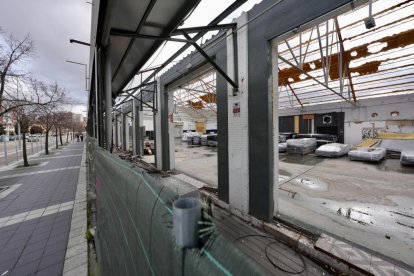 Obras en la estación de trenes