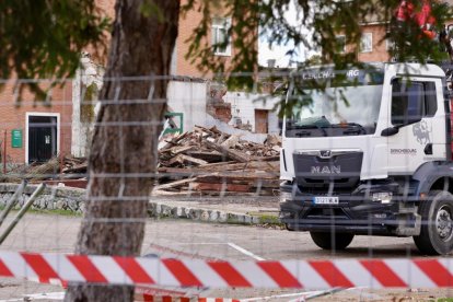 Obras en la estación de trenes