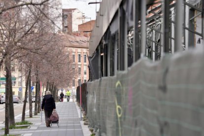 Obras en la estación de trenes
