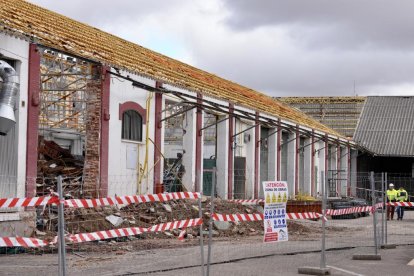 Obras en la estación de trenes