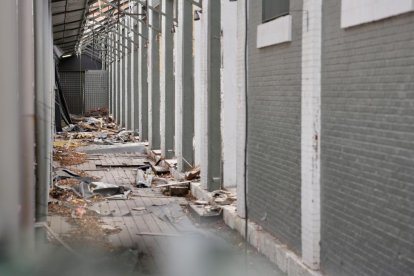 Obras en la estación de trenes